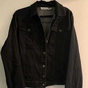 New Direction Light Black Jean Jacket